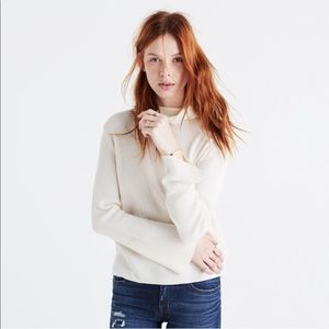 Madewell Sweaters - Madewell Bell Sleeve Turtleneck Cream Sweater Madewell Sweaters - Madewell Bell Sleeve Turtleneck Cream Sweater